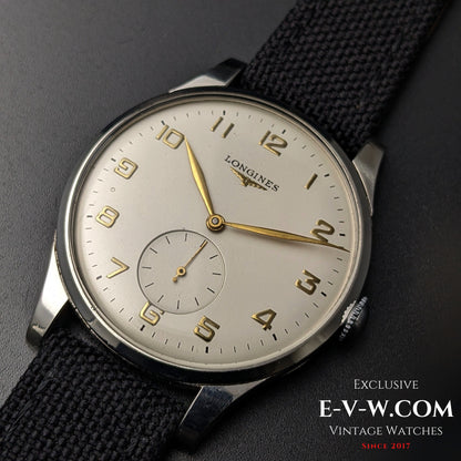 74 Years Old Vintage Longines Jumbo / Cal. 12.68Z / Vintage 1951 @e-v-w.com-Youtube