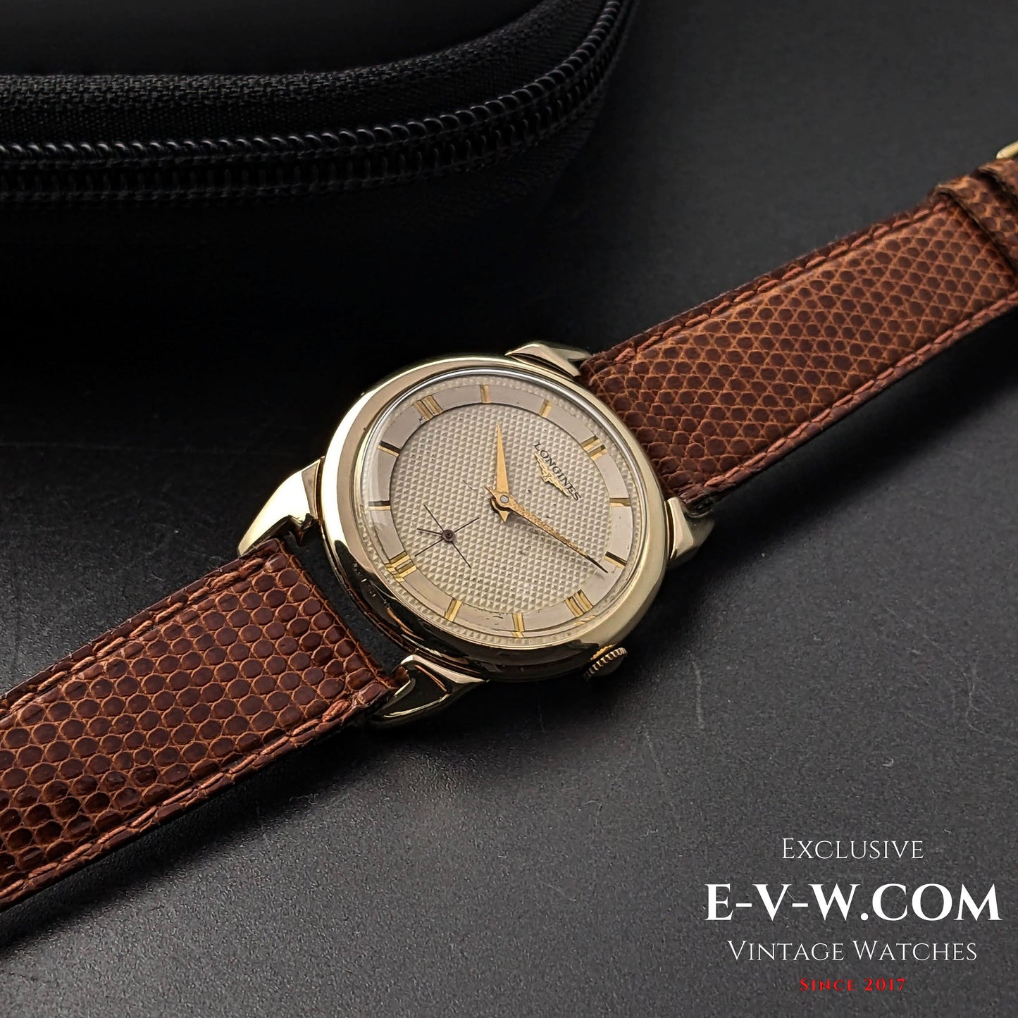 74 Years Old Vintage Longines Spider lugs / honeycomb dial / Steel Gold / Cal. 23Z / Vintage 1950