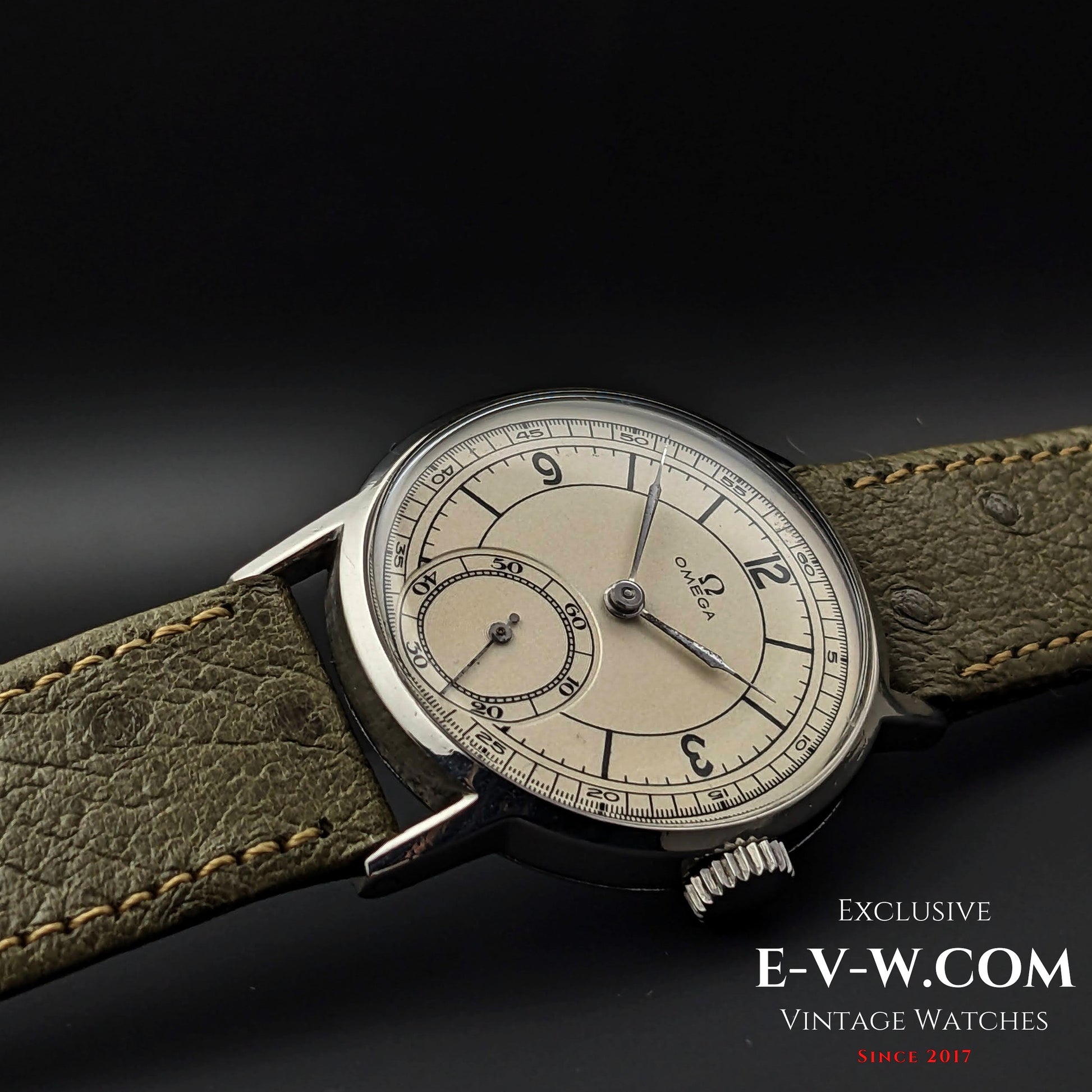 84 Years Old Vintage Omega Sector / Cal. 30T2 / Vintage 1939