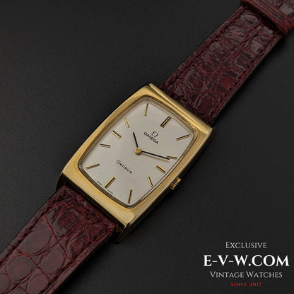 Omega Geneve Tank vintage plaquée or / Jumbo réf. 111010 / Cal. 620 / Année 1971