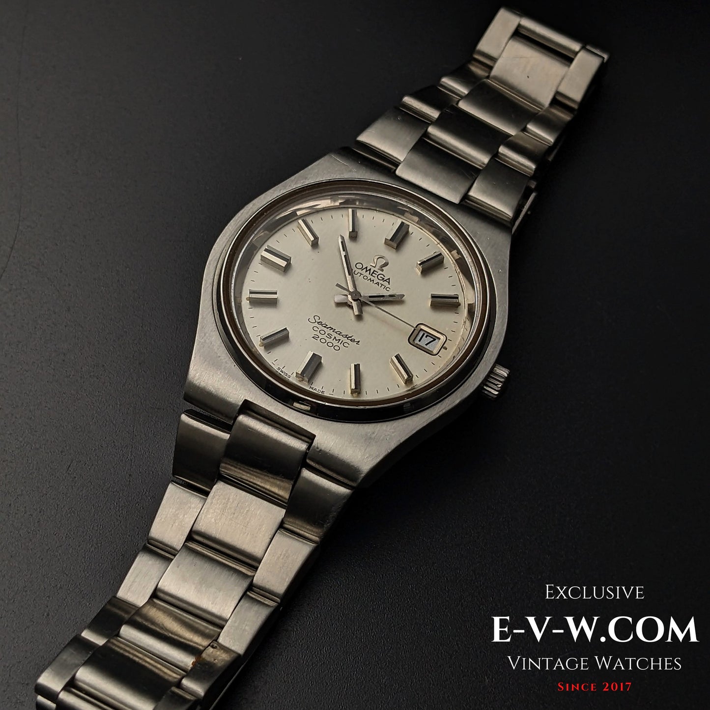 55 Years Old Vintage Omega Seamaster Cosmic 2000 / Jumbo 38mm / Ref. 166135 / Cal.1012/ Vintage 1970