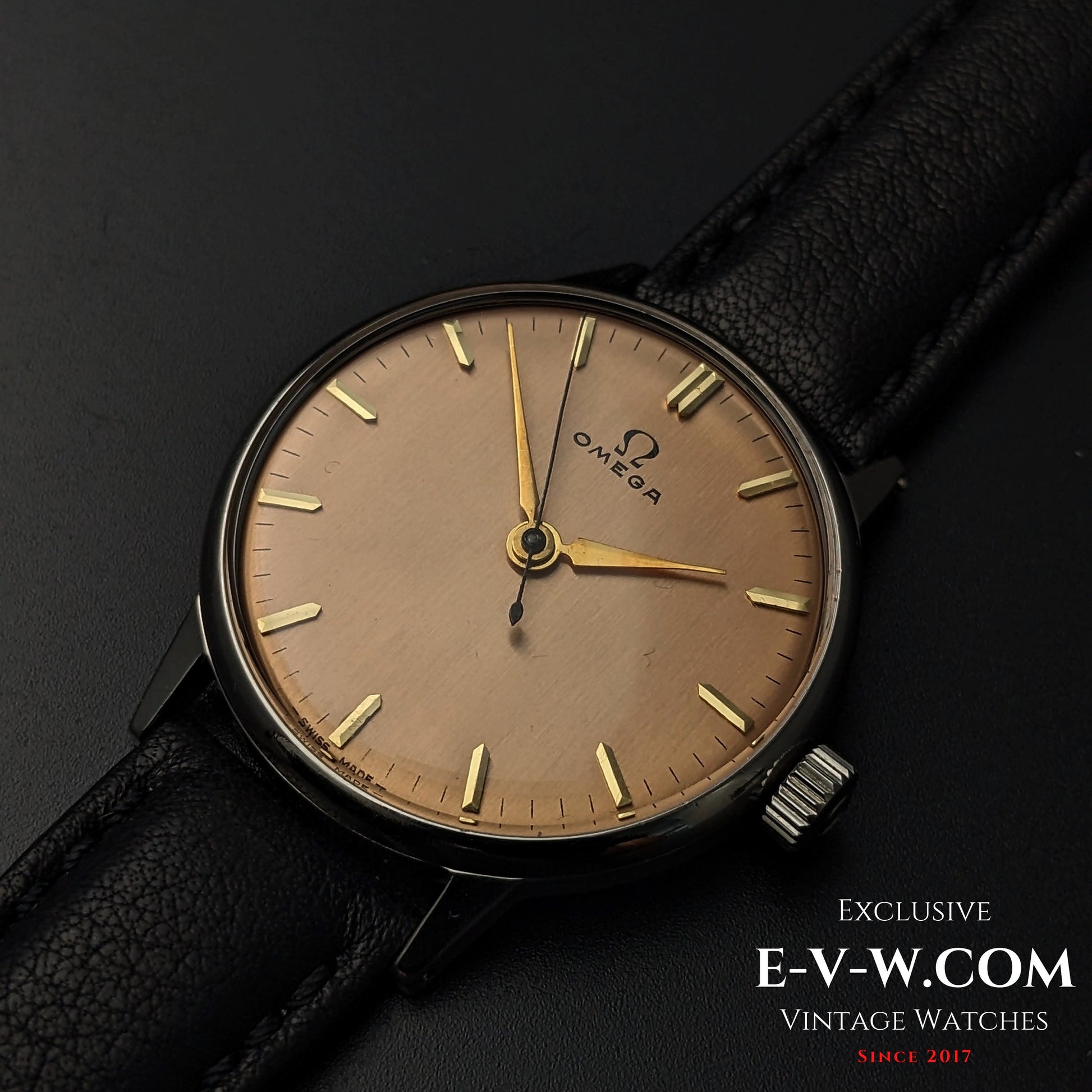73 Years Old Vintage Omega Salmon Dial / Ref. 2348-7 / Cal. 283 (30T2) / Vintage 1952