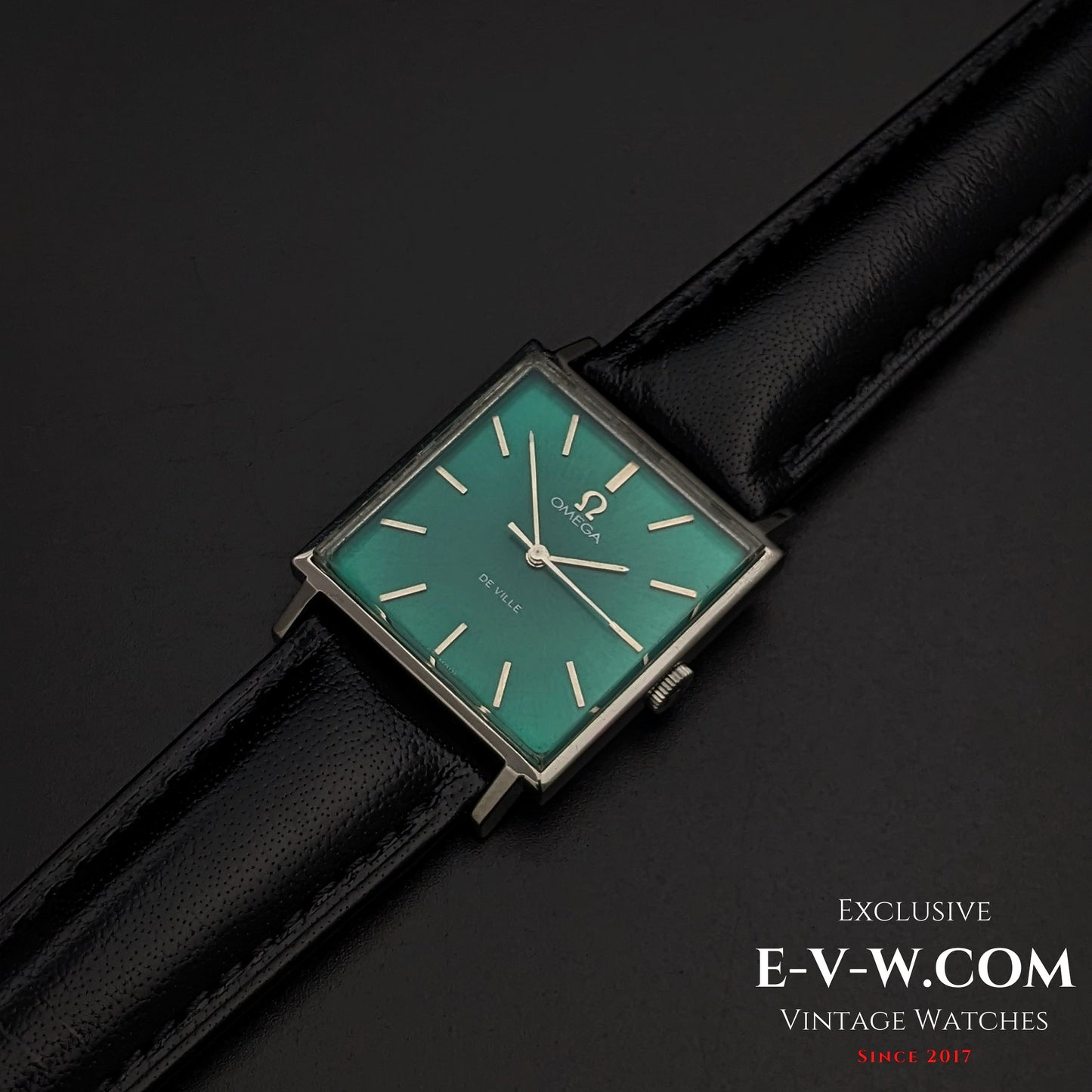 Omega De Ville vintage de 59 ans / Carrée / Réf. 161014 / Cal. 671 / Année 1965