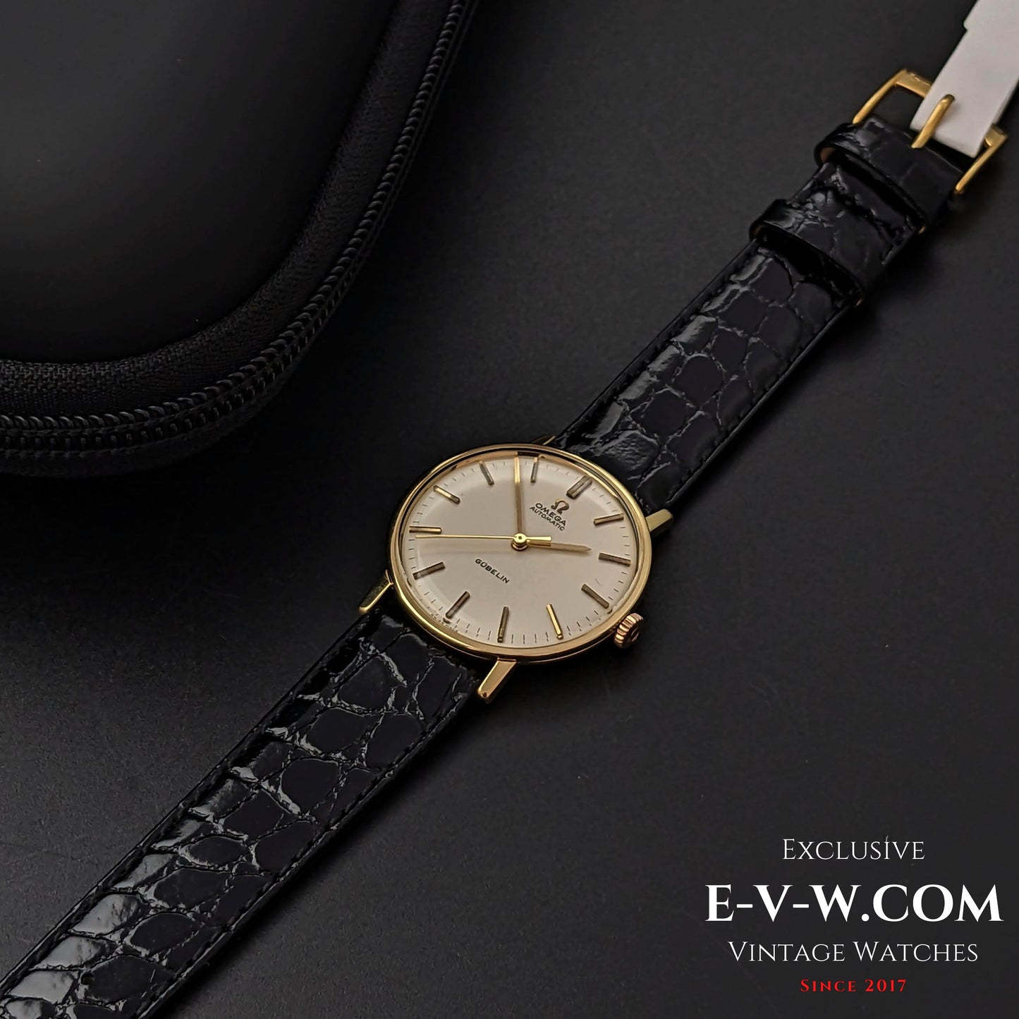 58 Years Old Vintage Omega Automatic GUBELIN / 18K Gold Ref. 161009 / Cal. 552 / Vintage 1966