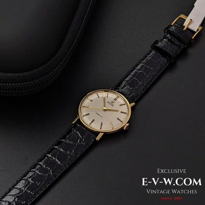 58 Years Old Vintage Omega Automatic GUBELIN / 18K Gold Ref. 161009 / Cal. 552 / Vintage 1966