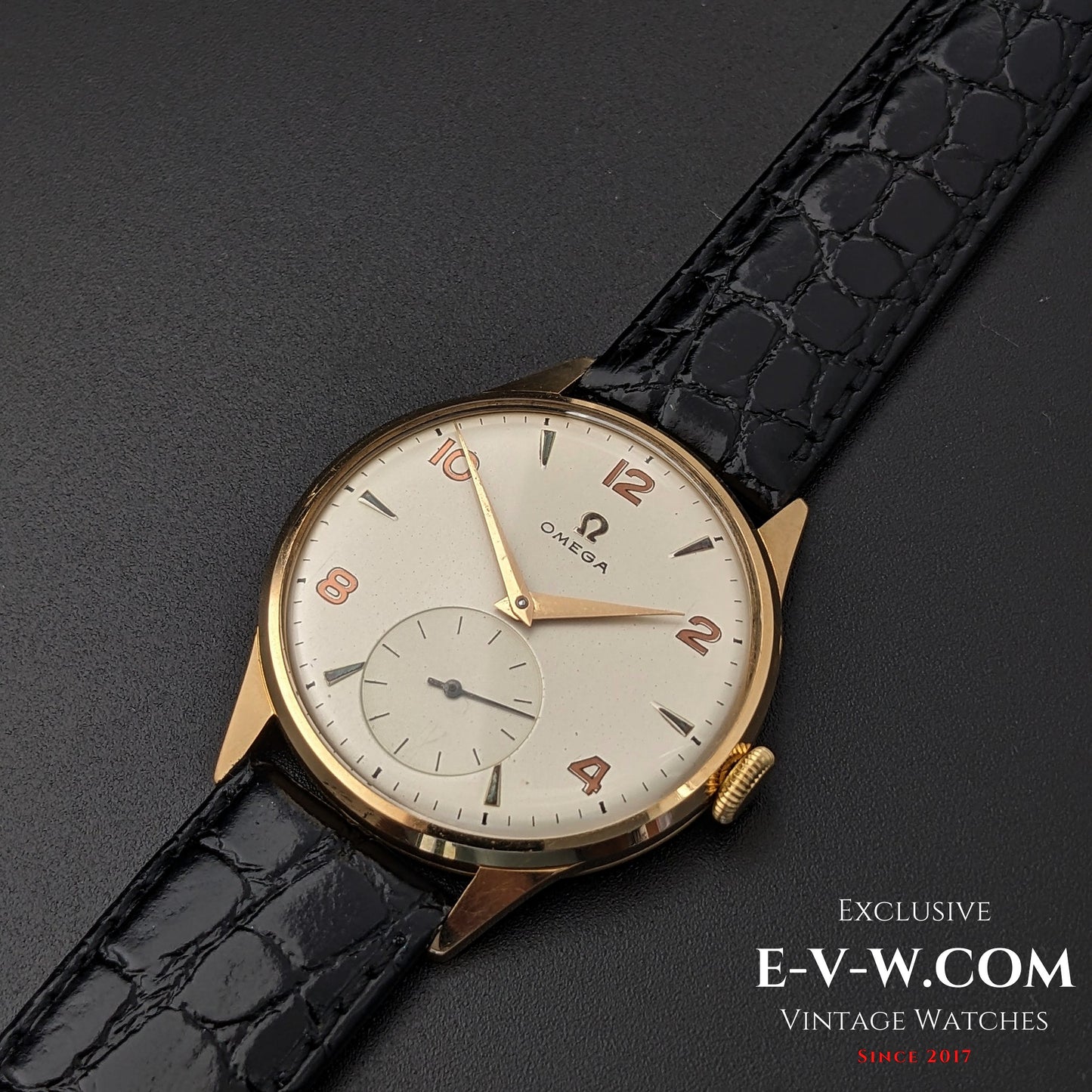 63 Years Old Vintage Omega 18k Gold / Jumbo Ref. 14170 / Cal. 268(30T2) Vintage 1961