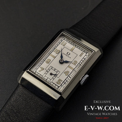 84 Years Old Vintage Omega Art Deco Tank / Cal. T17 / Vintage 1939