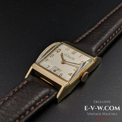 94 Years Old Antique Jaeger-LeCoultre Tank unique cristal Art Deco  Cal. 11LO Vintage 1930#e-v-w.com