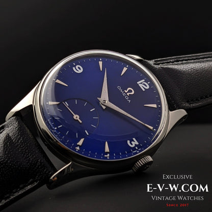 Omega 265 bleue vintage (famille 30T2) / Réf. 2540-7 / Cal. 265 / Année 1950