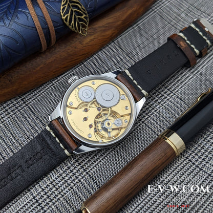 Longines ancienne de 117 ans (conversion de 1908) | Cadran en émail | Révisée 