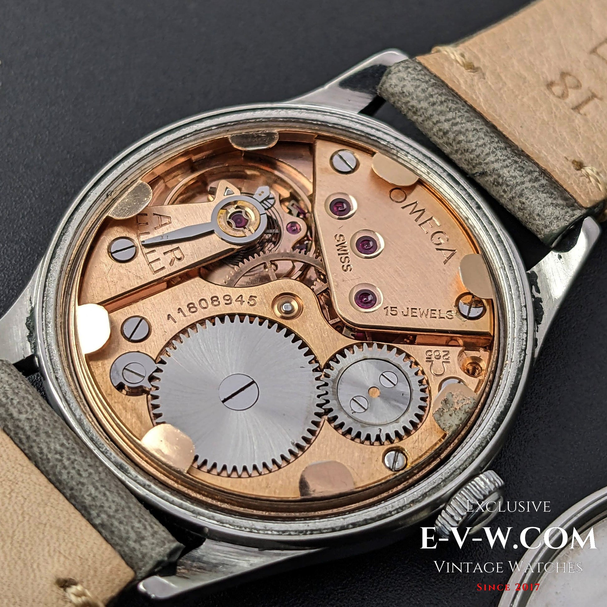 77 Years Old Vintage Omega military Ref. 2383 7 / Cal. 285 (30T2) / Vintage 1947a