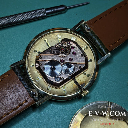 69 Years Old Vintage Omega Classic 14k Gold filled / Rare / Ref. 4066-1 / Cal. 302 / Vintage 1956