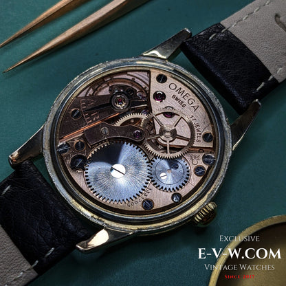 73 Years Old Vintage Omega Gold Plaque / Ref. 2498-4 / Cal. 283 (30T2) / Vintage 195273 Years Old Vintage Omega Gold Plaque / Ref. 2498-4 / Cal. 283 (30T2) / Vintage 1952