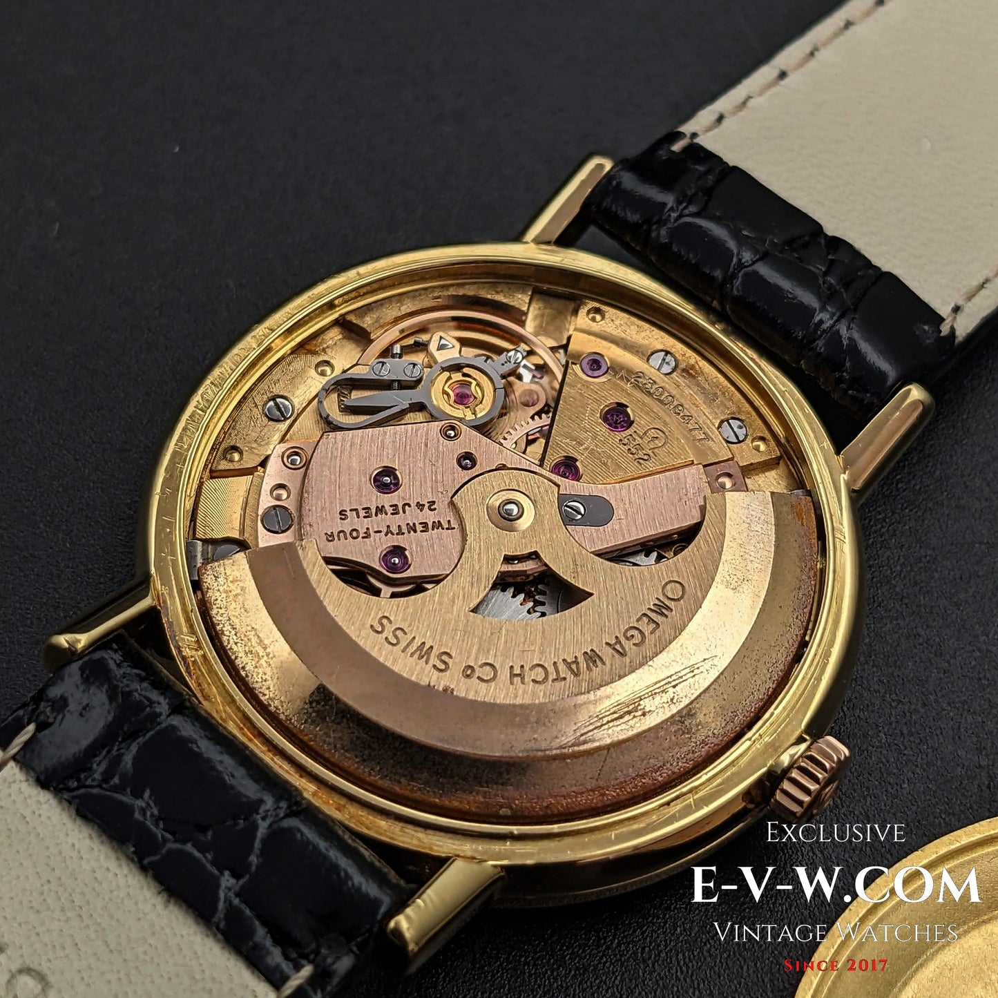 58 Years Old Vintage Omega Automatic GUBELIN / 18K Gold Ref. 161009 / Cal. 552 / Vintage 1966