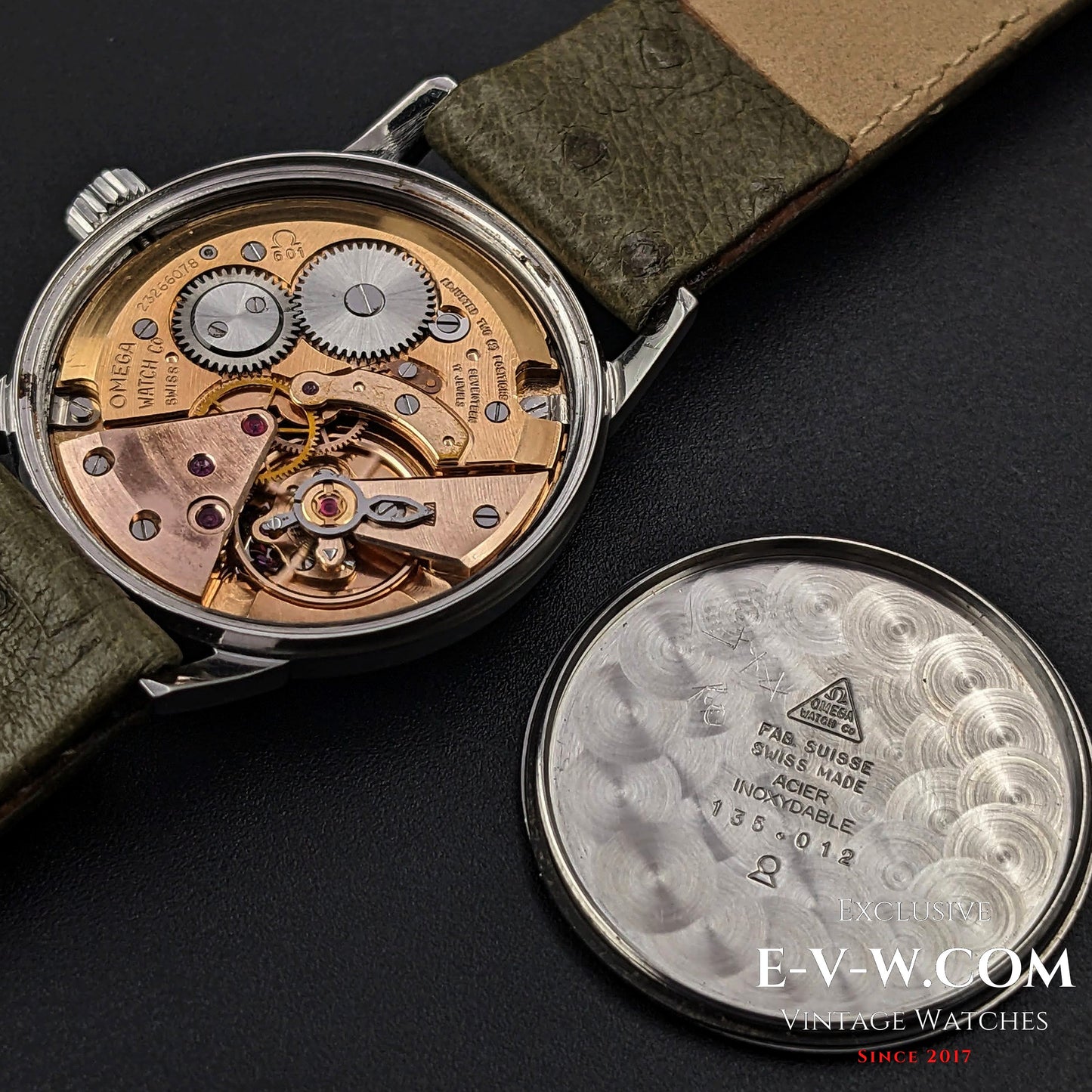 Montre Omega Seamaster 600 Cross Hair vintage rare de 57 ans / Réf. 135.012 / Cal. 601 / Année 1966