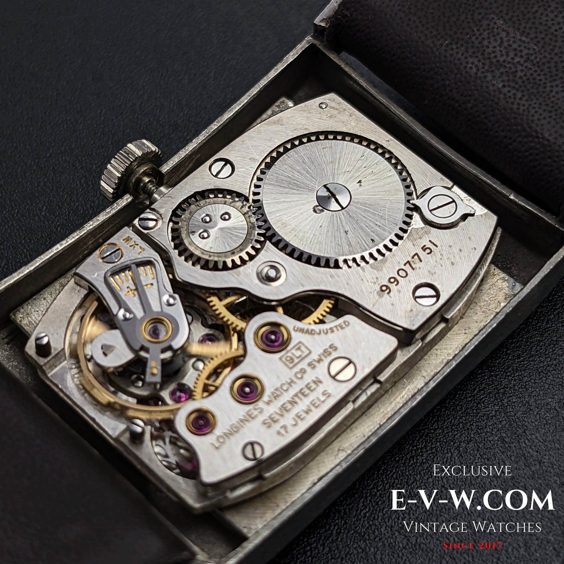 67 Years Old Vintage Longines Square Art Deco / Cal. 9LT / Vintage 1956			