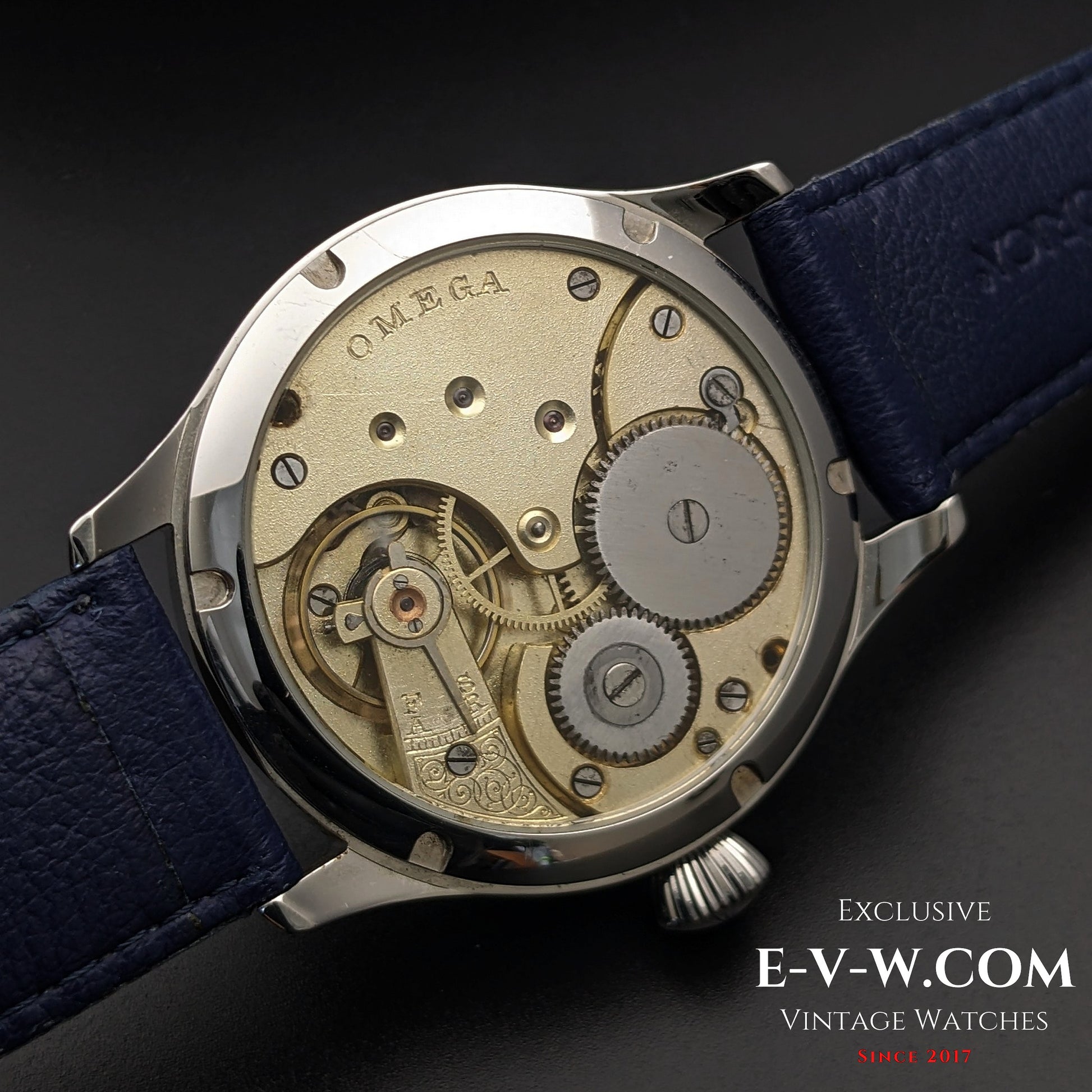 124 Years Old Antique Omega Pocket Watch Movement / Cal. 17"" / Antique 1900