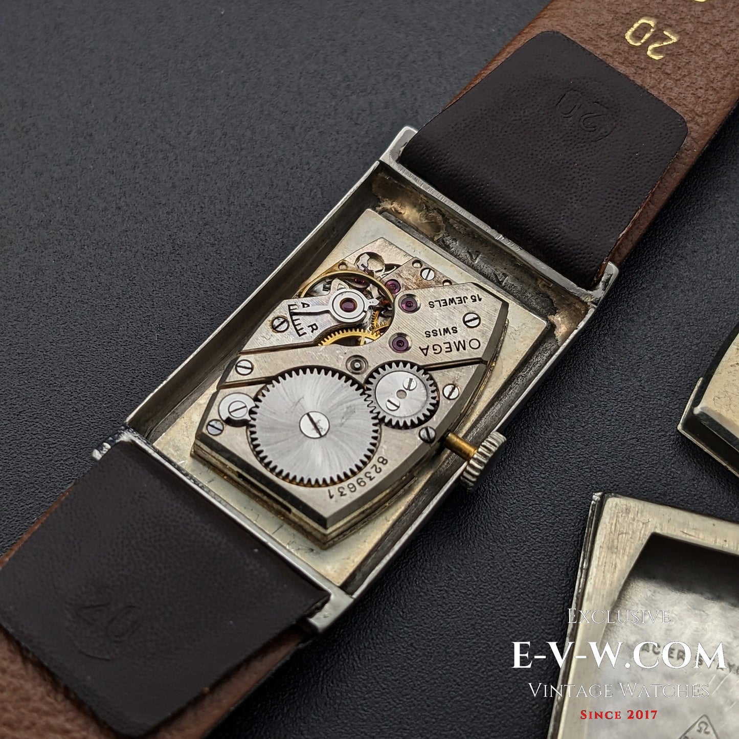 94 Years Old Antique Omega Tank / Art Deco / Cal. T17 / Antique 1930