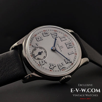 84 Years Old Rare Omega Art Deco / Cal. 25,6SOBT3/ Vintage 1939