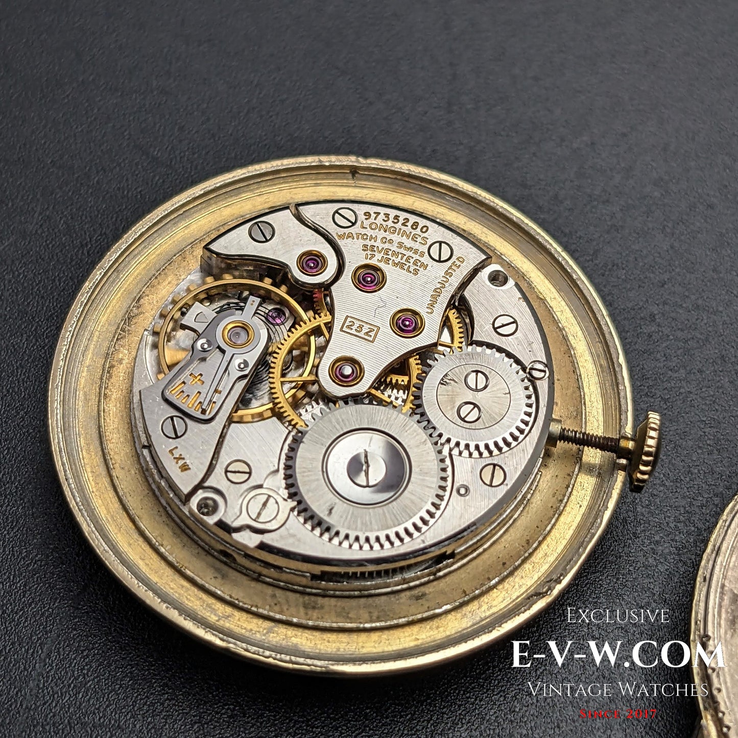 74 Years Old Vintage Longines Spider lugs / honeycomb dial / Steel Gold / Cal. 23Z / Vintage 1950