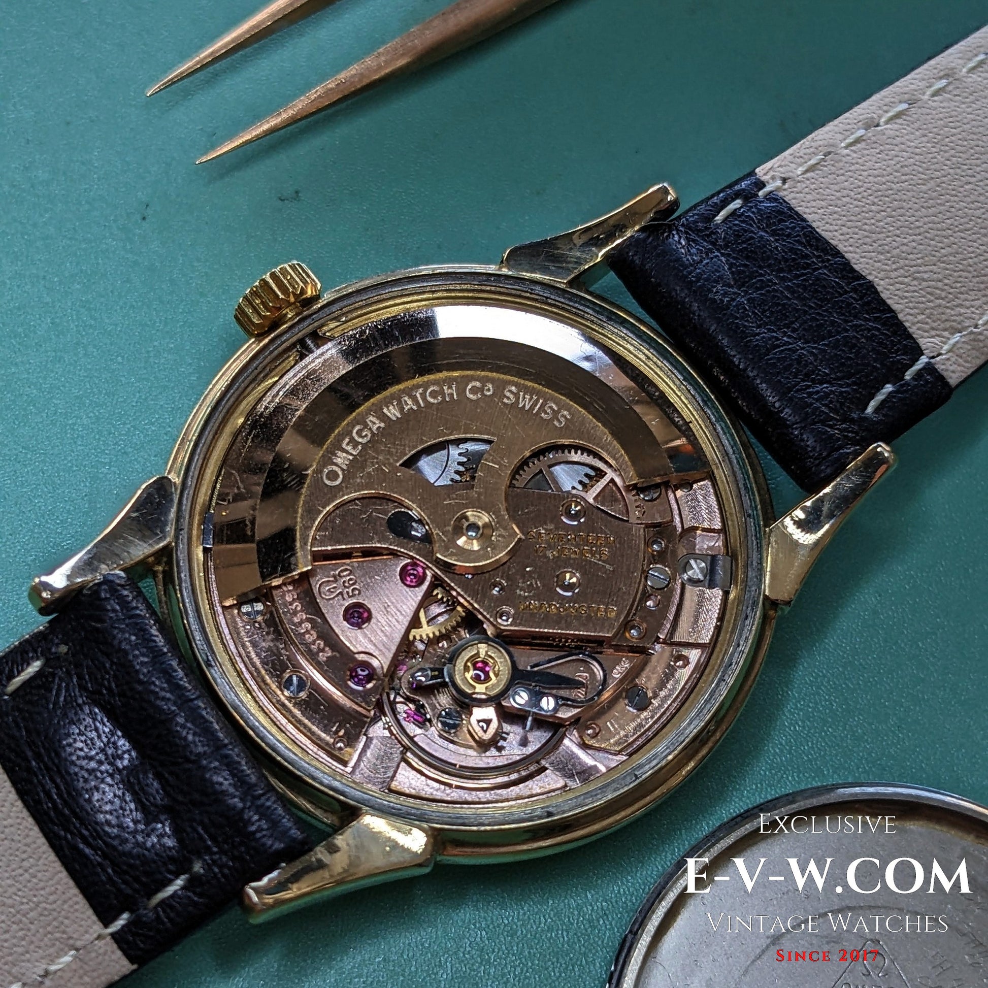 59 Years Old Vintage Omega AUTOMATIC / Gold Plated /Ref. K6312 / Cal. 560 / Vintage 1966