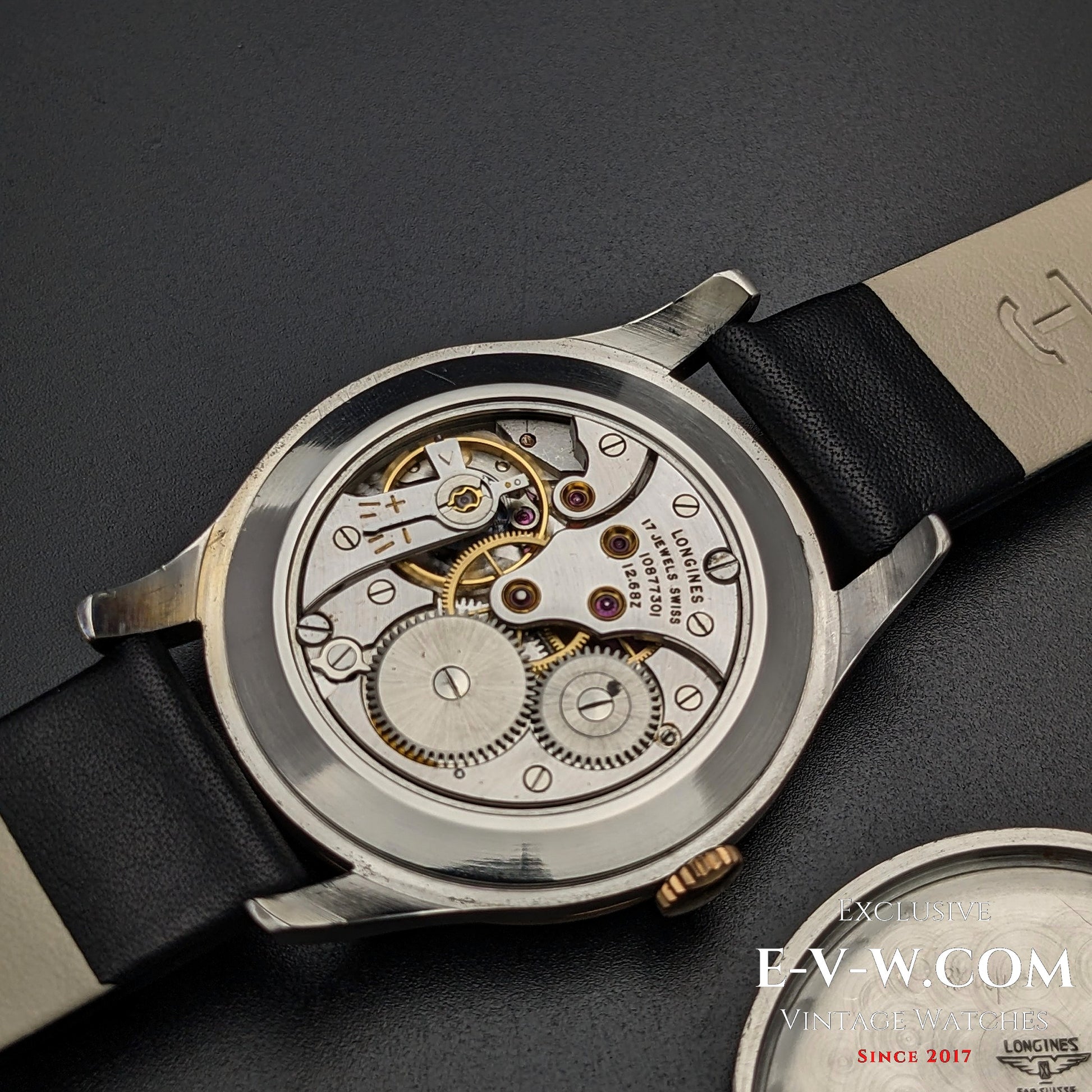 66 Years Old Vintage Longines Calatrava Oversize Jumbo Two Tone Ref. 4914 Cal. 12.68Z  Vintage 1958