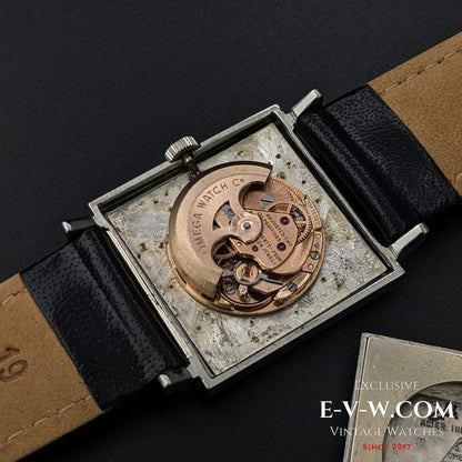 Omega De Ville vintage de 59 ans / Carrée / Réf. 161014 / Cal. 671 / Année 1965
