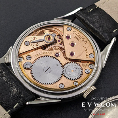 72 Years Old Vintage Omega Guilloche-Honeucomb Dial Ref. 2609 / Cal. 266 / Vintage 1952