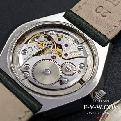 "54 Years Old Vintage Zenith Rare Hexagon Jumbo  Ref.  01-3530-172 / Cal. 2320 / Vintage  1970"