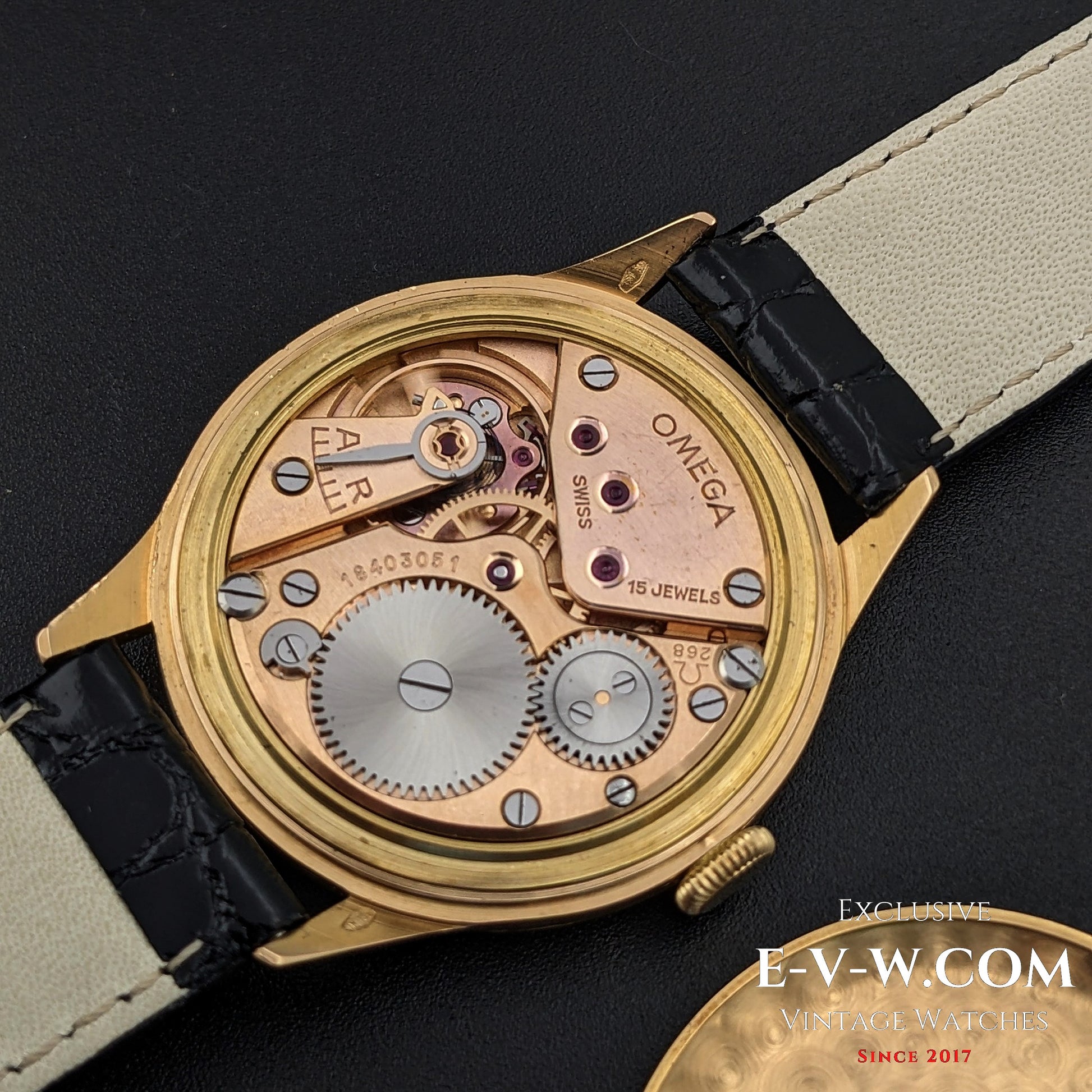 63 Years Old Vintage Omega 18k Gold / Jumbo Ref. 14170 / Cal. 268(30T2) Vintage 1961