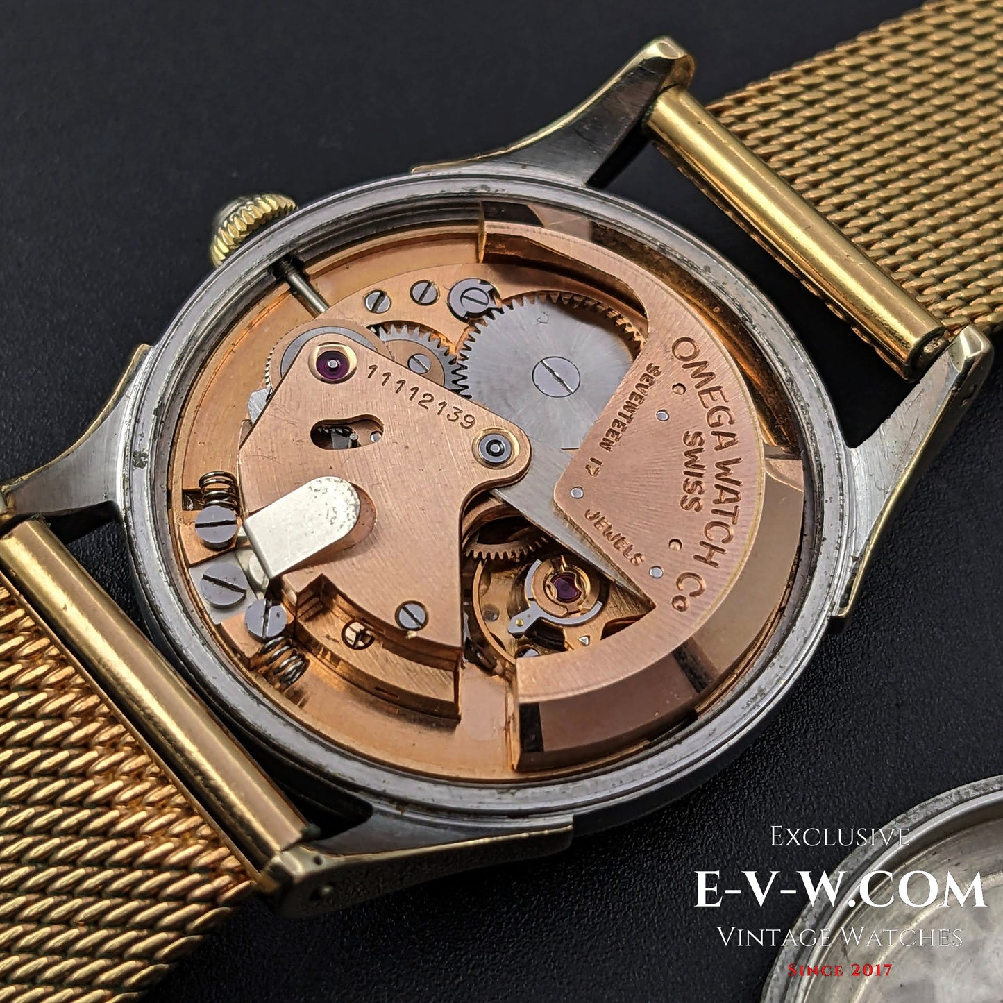 77 Years Old Vintage Omega Automatic Bumper / Rare Ref.2438-4 / Cal. 28.10RA PC / Vintage 1947