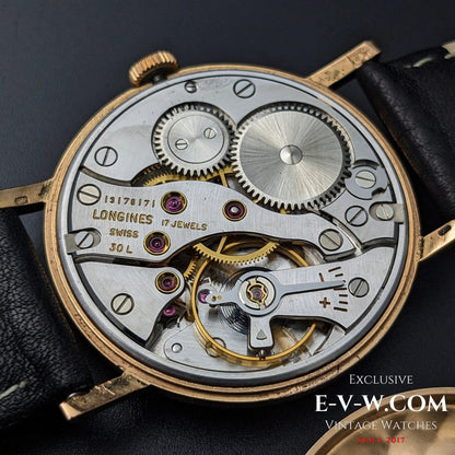 59 Years Old Vintage Longines Calatrava 18k gold / Ref. 7515 / Cal. 30L