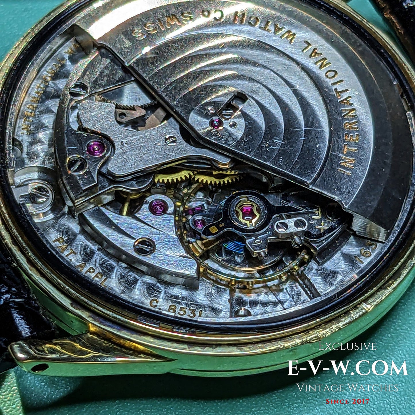 IWC Schaffhausen AUTOMATIC Date | Cadran « Pie-Pan » | Plaqué or | Cal. 8531 | Millésime 1962 | Révision 08/2025