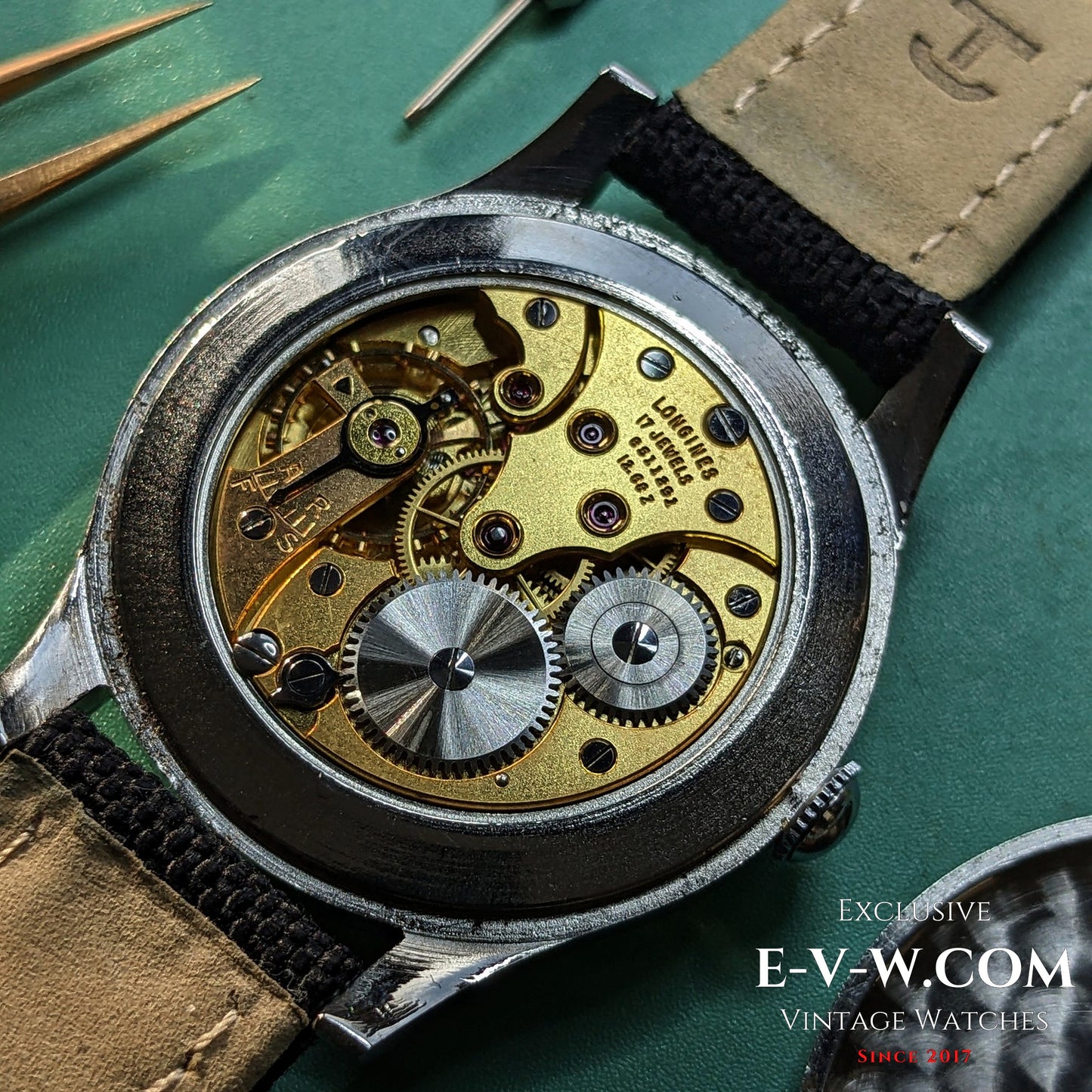 74 Years Old Vintage Longines Jumbo / Cal. 12.68Z / Vintage 1951 @e-v-w.com-Youtube