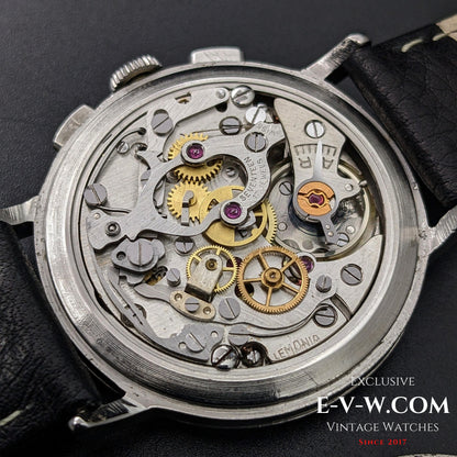 85 Years Old Vintage Lemania Chronographe SUISSE / WWII / Black dial / Cal. 1276 / Vintage 1940