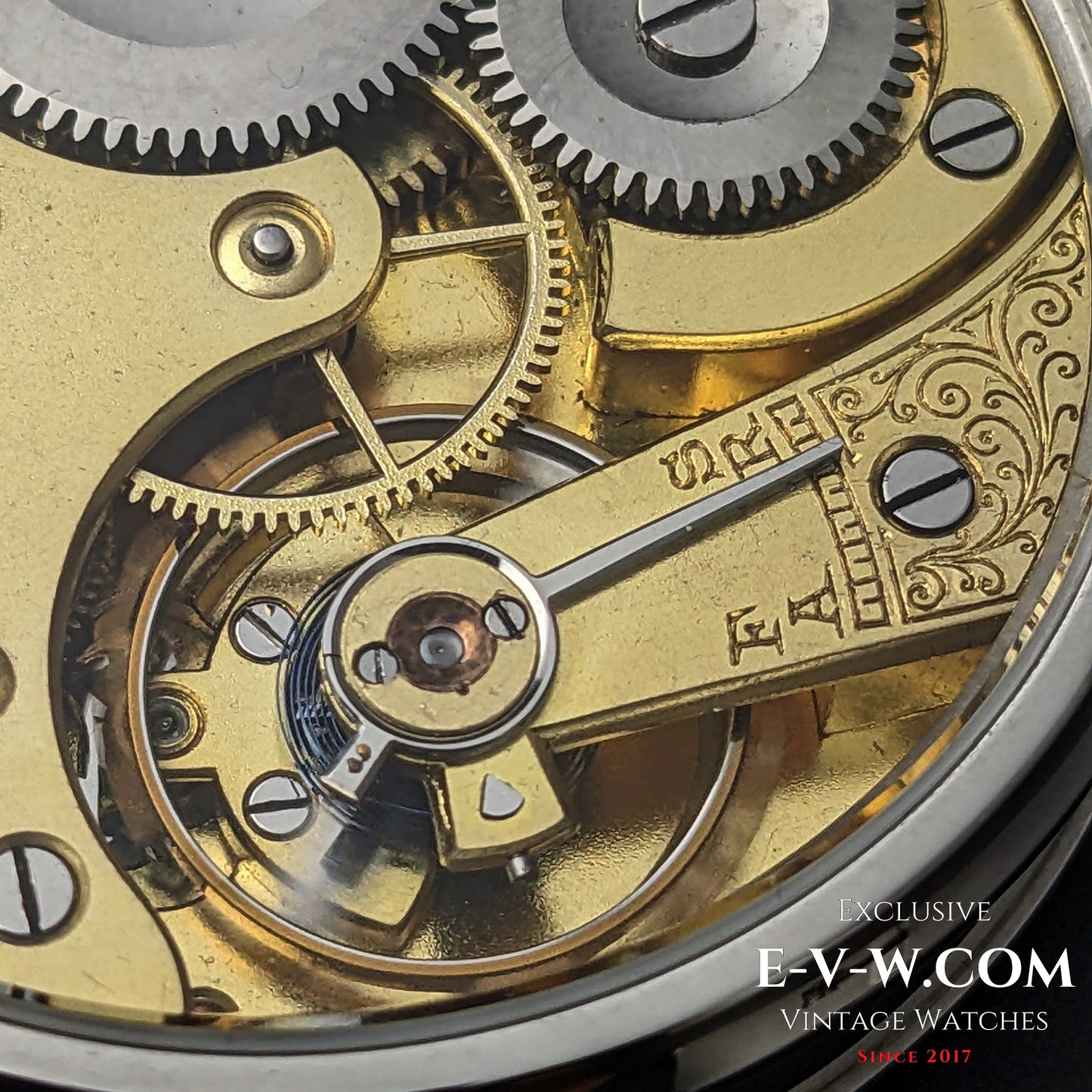 125 Years Old Antique Omega Jumbo / Pocket Watch Movement / Cal. 19 / Antique 1900