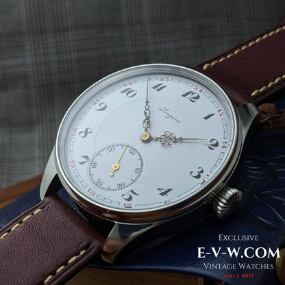 Montre Longines ancienne de 1908, cadran émaillé / Révisée 