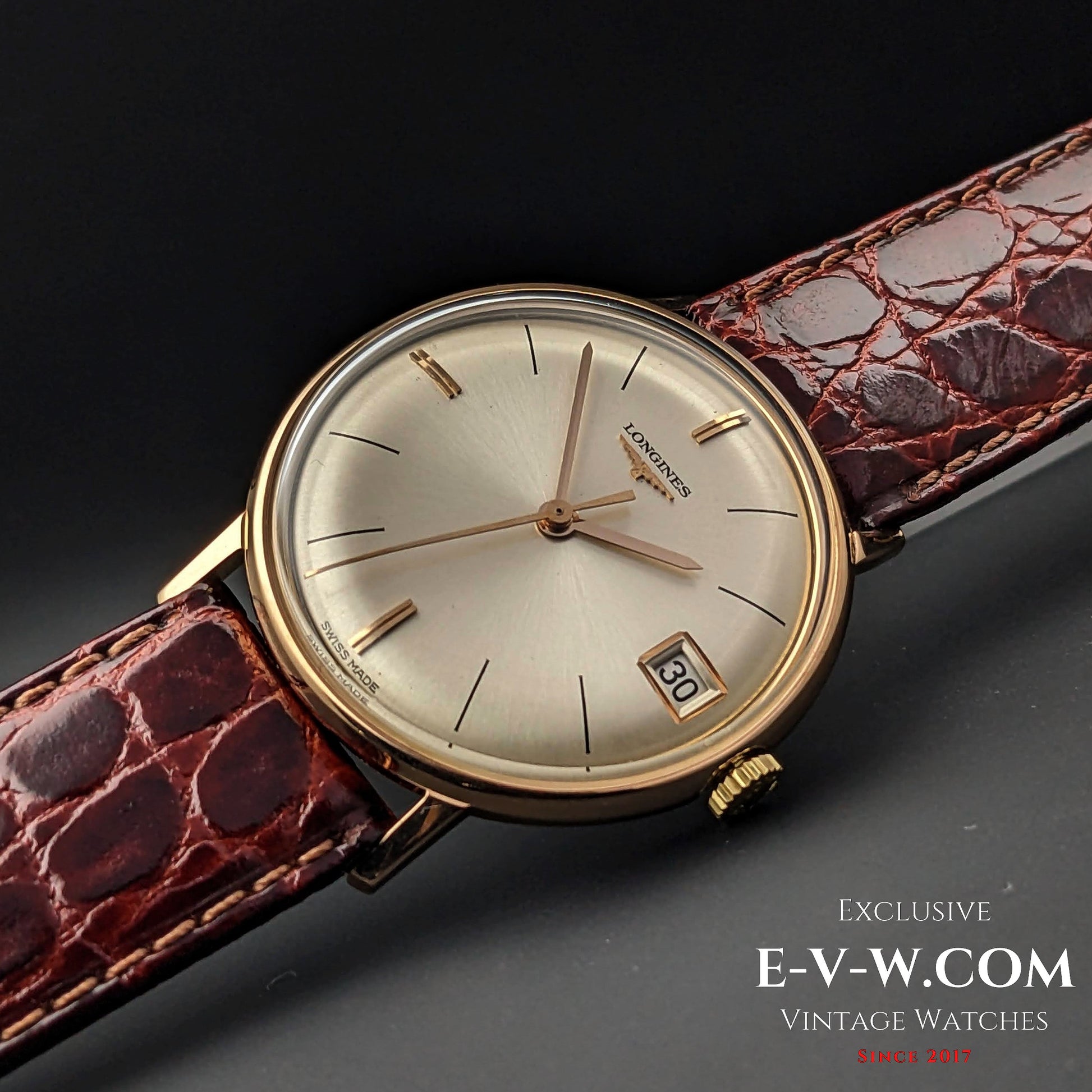 57 Years Old Vintage Longines Classic Calatrava 18k Gold / Cal. 701 / Vintage 1966