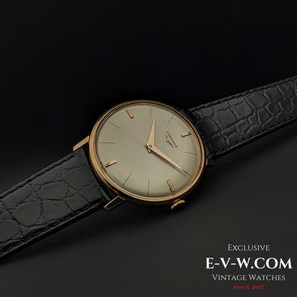 58 Vintage Longines Classic Calatrava 18k rose gold Ref. 7511 / Cal. 370 Vintage 1966