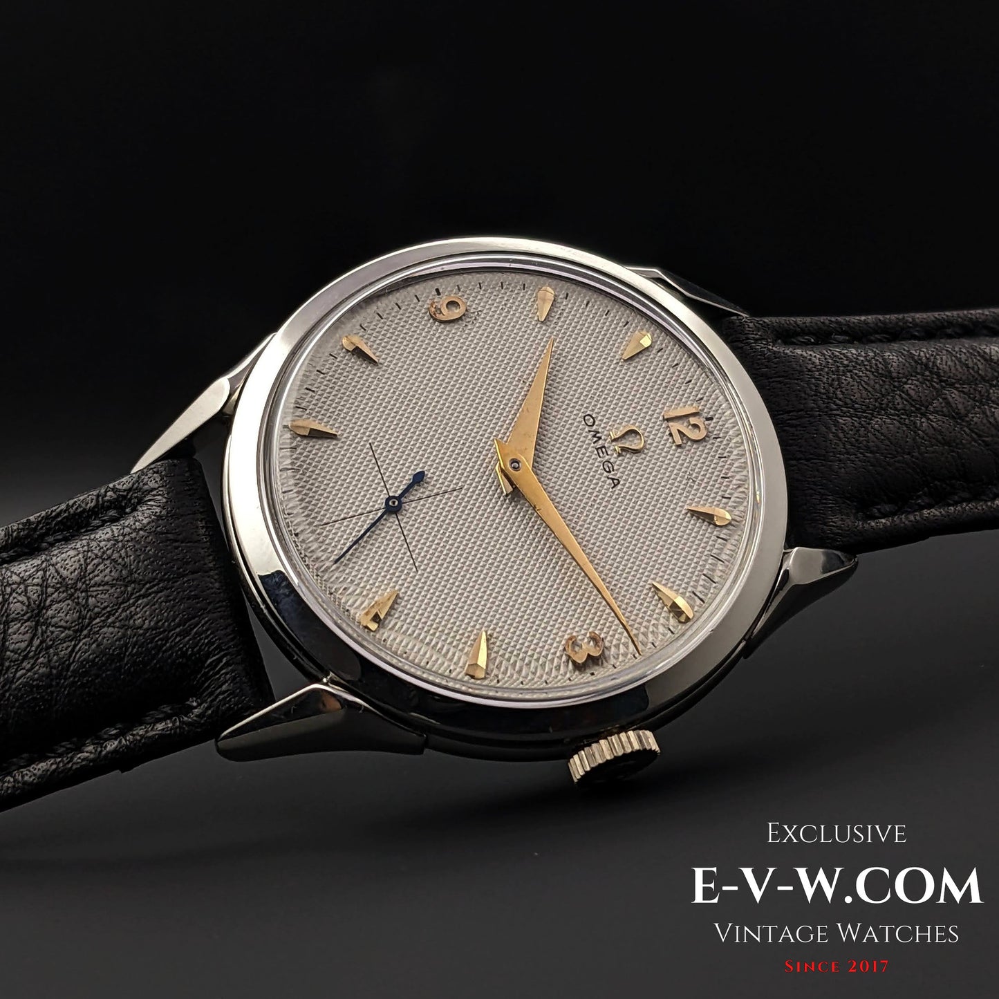 72 Years Old Vintage Omega Guilloche-Honeucomb Dial Ref. 2609 / Cal. 266 / Vintage 1952