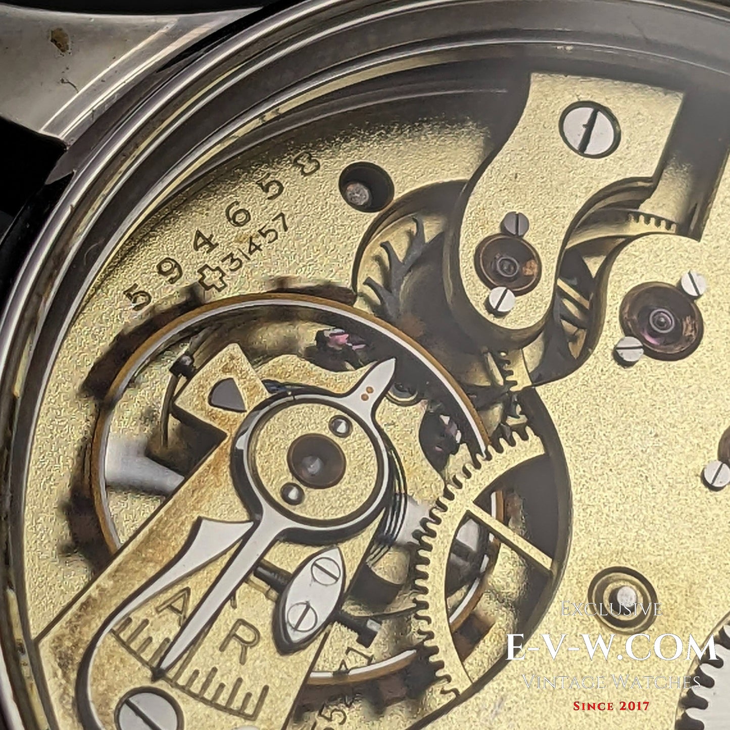 109 Old Antique IWC SCHAFFHUSEN Pocket Watch Movement cal. 52 Antique 1914