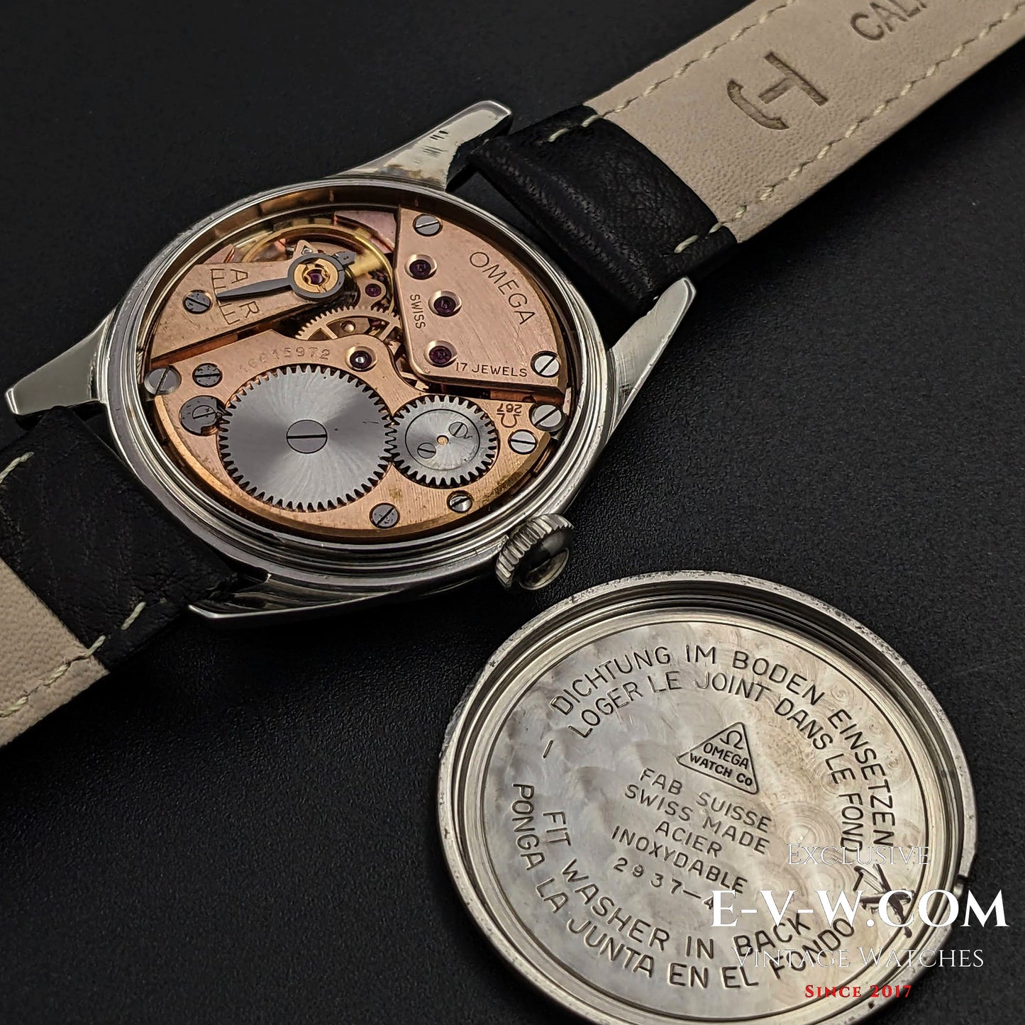 65 Years Old Vintage Omega Seamaster Ref. 2937-4 / Cal. 267 (30T2) / Vintage 1958