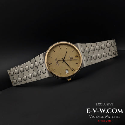 Omega Seamaster Quartz Vintage 54 ans / Acier et Or Réf. 1960277 / Cal. 1432 / Année 1970