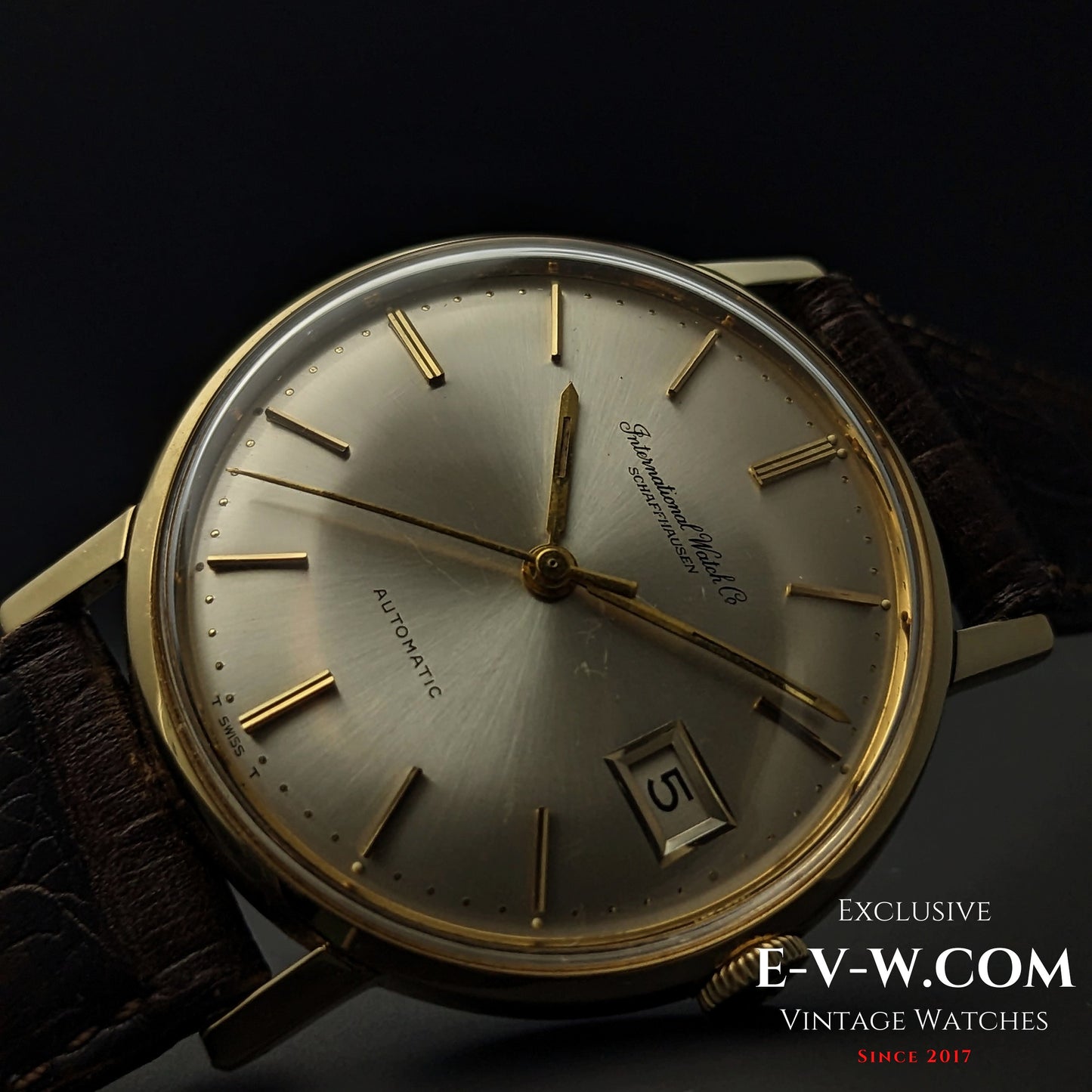 61 Years Old Vintage IWC Schaffhausen Automatic 14k Gold / Ref. 807A / Cal. 8541 / Vintage 1964