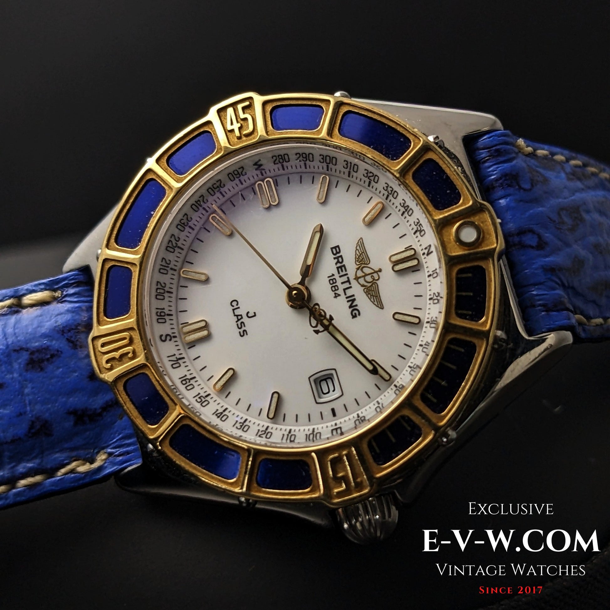 Breitling Lady J Class Lady / Two Tone 18k Gold & Stainless Steel / Ref. D52063 / Cal. B67Breitling Lady J Class Lady / Two Tone 18k Gold & Stainless Steel / Ref. D52063 / Cal. B67