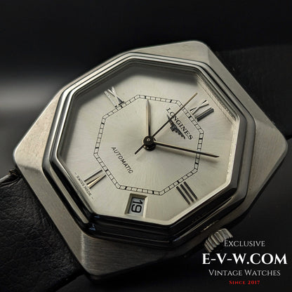 50 Years Old Vintage Longines Automatic / Octagonal / Rare NOS / Ref. 4822 / Cal. 633.1 /Vintage1975