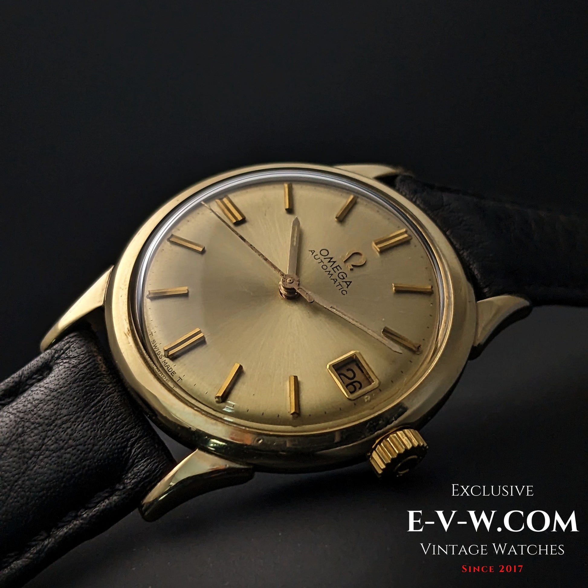 59 Years Old Vintage Omega AUTOMATIC / Gold Plated /Ref. K6312 / Cal. 560 / Vintage 1966
