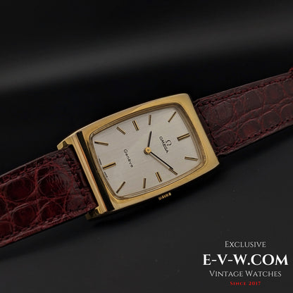 Omega Geneve Tank vintage plaquée or / Jumbo réf. 111010 / Cal. 620 / Année 1971