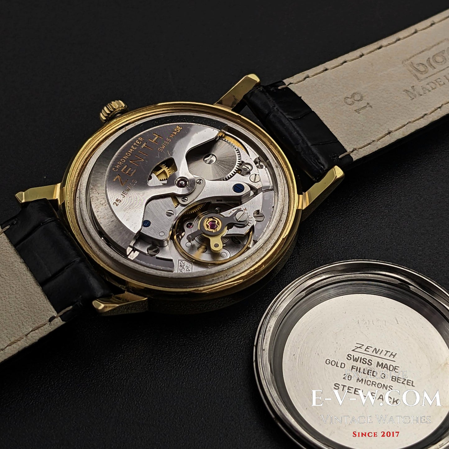 60 Years Old Vintage Zenith CHRONOMETRE Automatic CAPTAIN DE  LUXE / Cal. 2542PC / Vintage 1960s