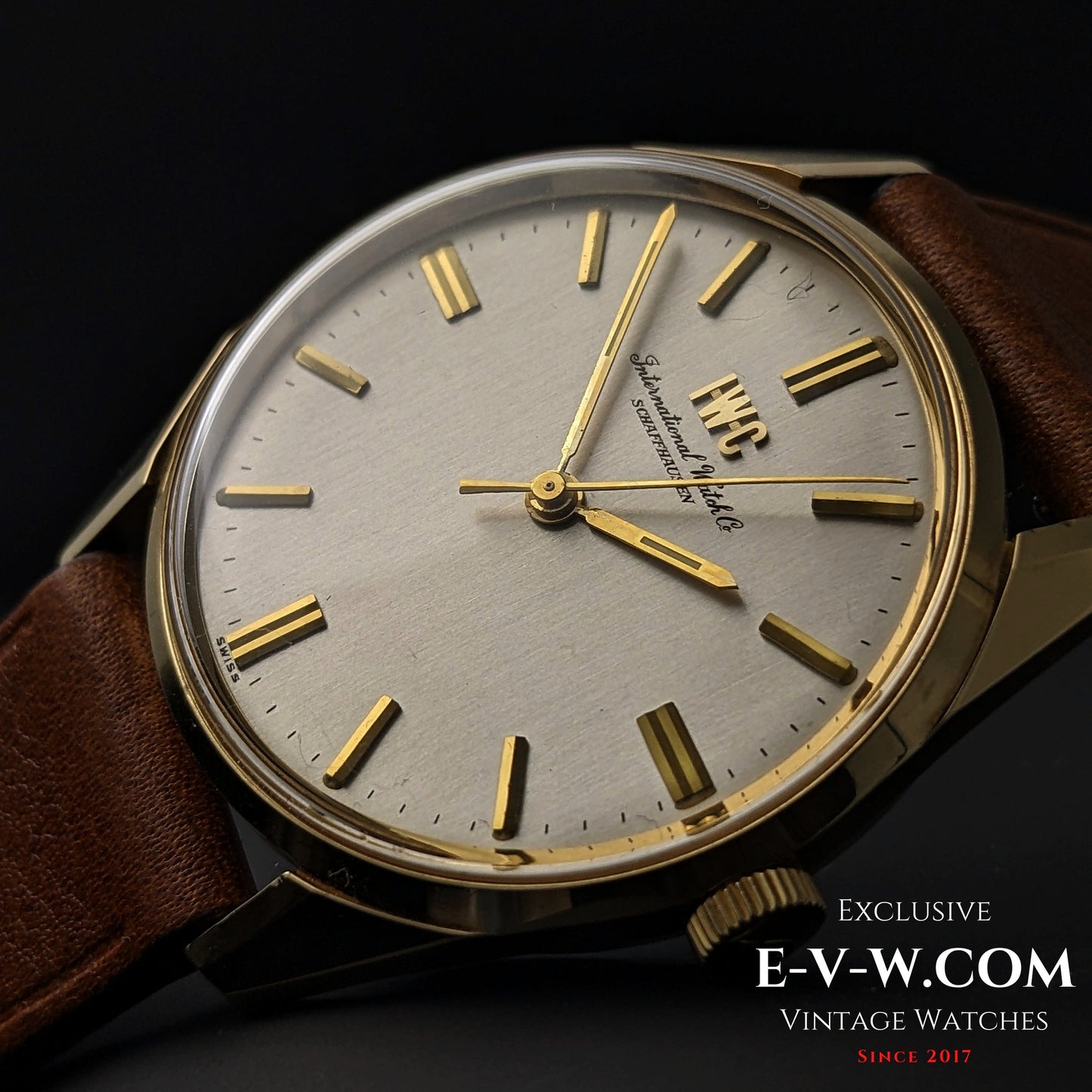 Montre habillée de luxe IWC Schaffhausen vintage de 56 ans | Réf. 910 | Cal. 89 | Année 1969 | Révisée